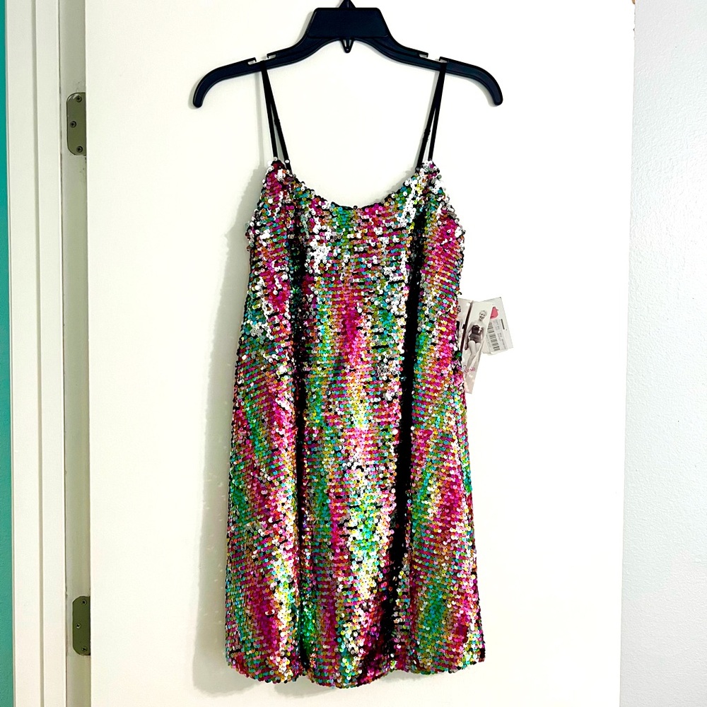Short sequin dress